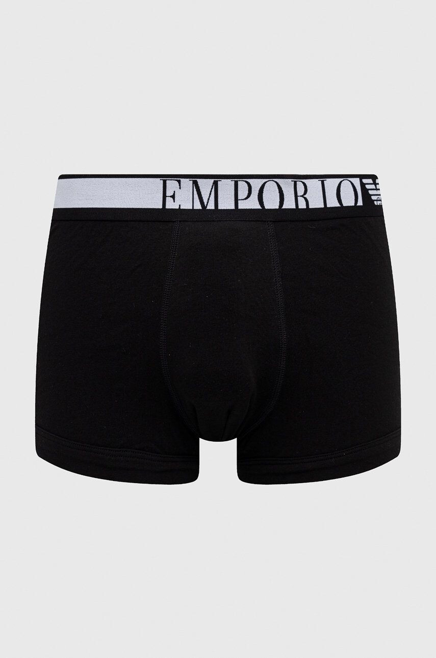 Emporio Armani Underwear Boksarice moški črna barva - Pepit.si