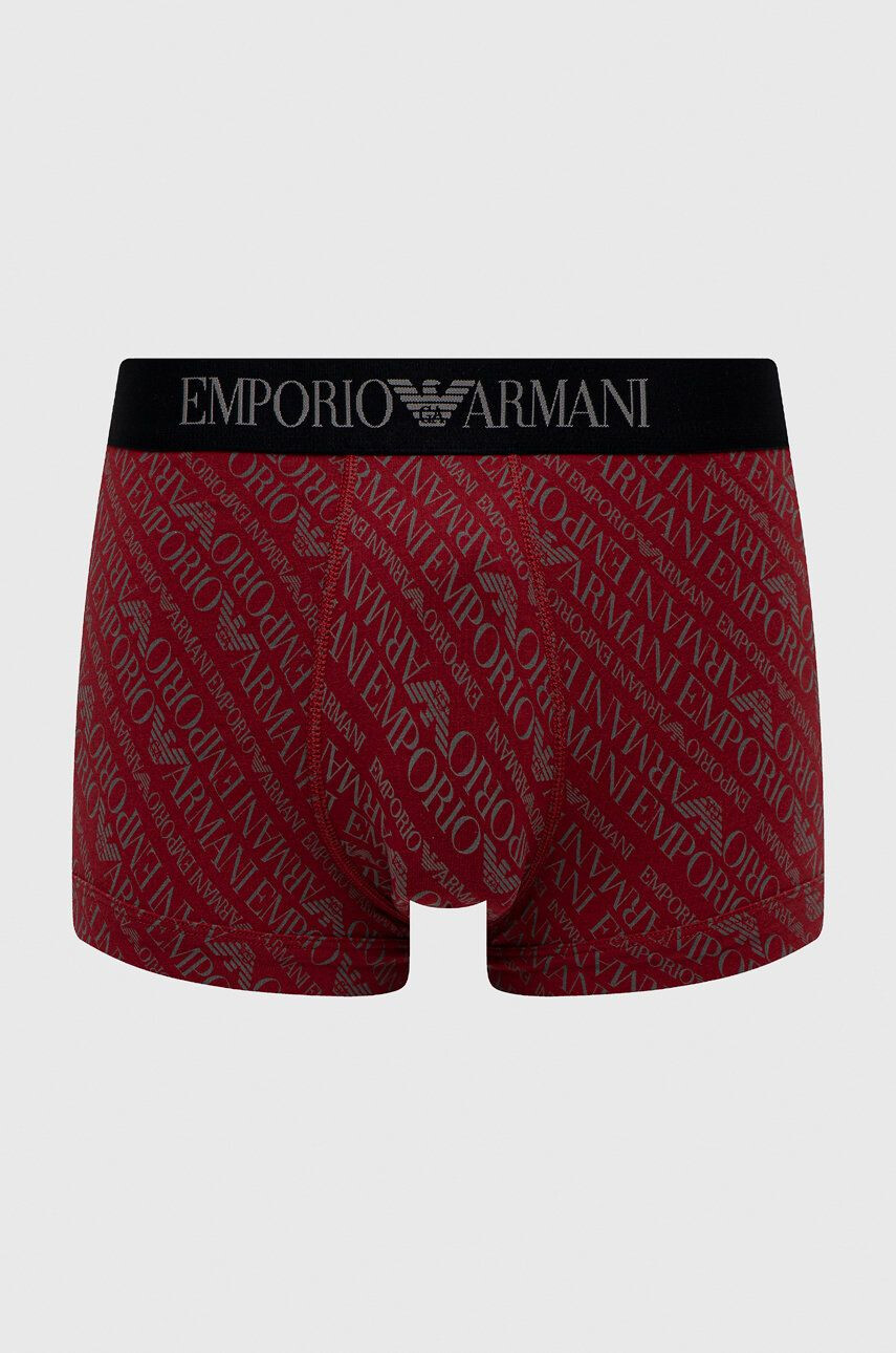 Emporio Armani Underwear Boksarice moški rdeča barva - Pepit.si