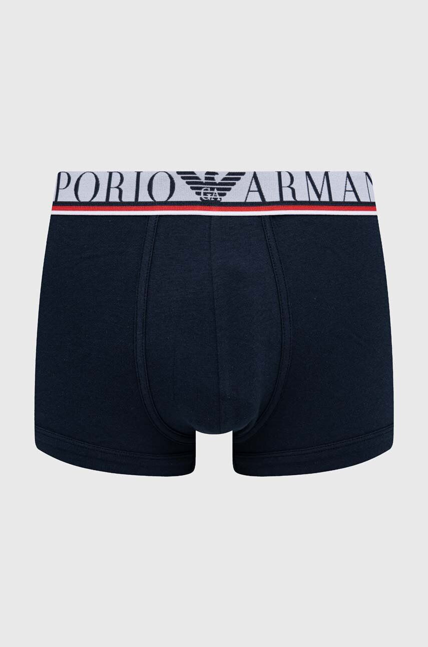 Emporio Armani Underwear Boksarice moški mornarsko modra barva - Pepit.si