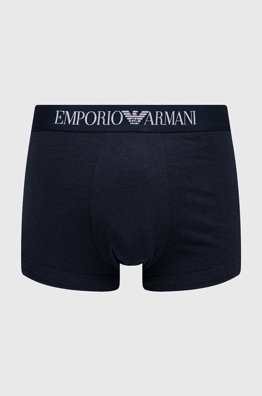 Emporio Armani Underwear Boksarice moške mornarsko modra barva - Pepit.si