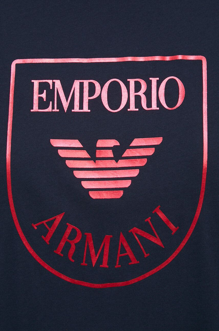 Emporio Armani Underwear Bombažna spalna srajca - Pepit.si