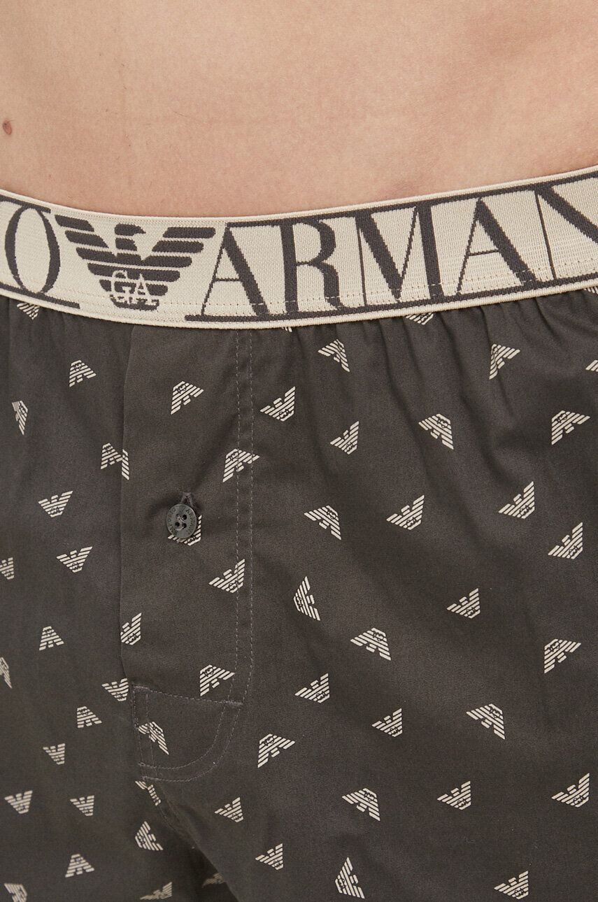 Emporio Armani Underwear Bombažne bokserke siva barva - Pepit.si