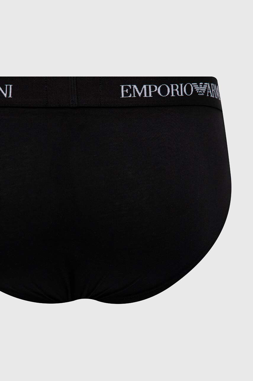 Emporio Armani Underwear Bombažne spodnjice 3-pack mornarsko modra barva - Pepit.si