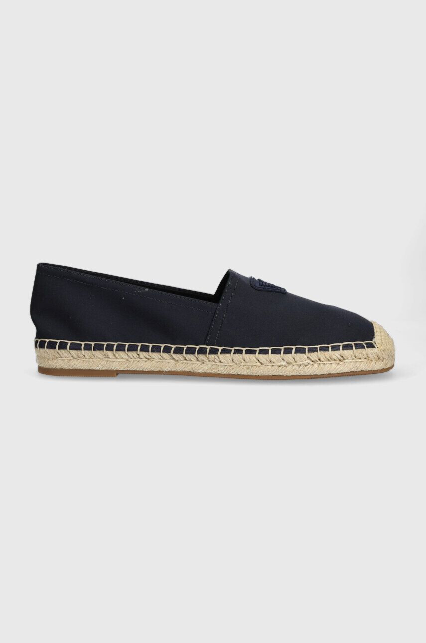 Emporio Armani Underwear Espadrile XVSS03 XN742 N151 mornarsko modra barva - Pepit.si