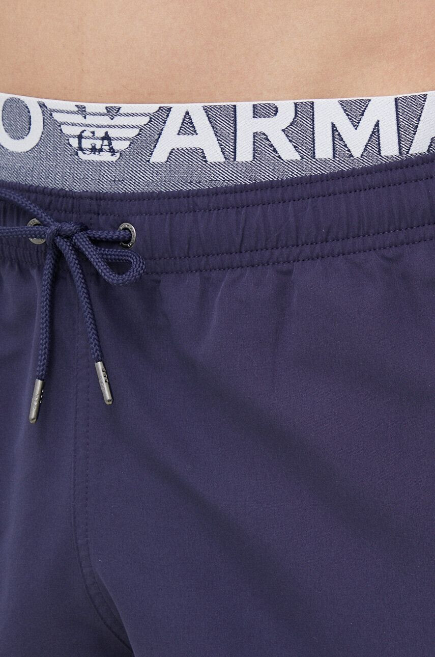 Emporio Armani Underwear Kopalne kratke hlače mornarsko modra barva - Pepit.si