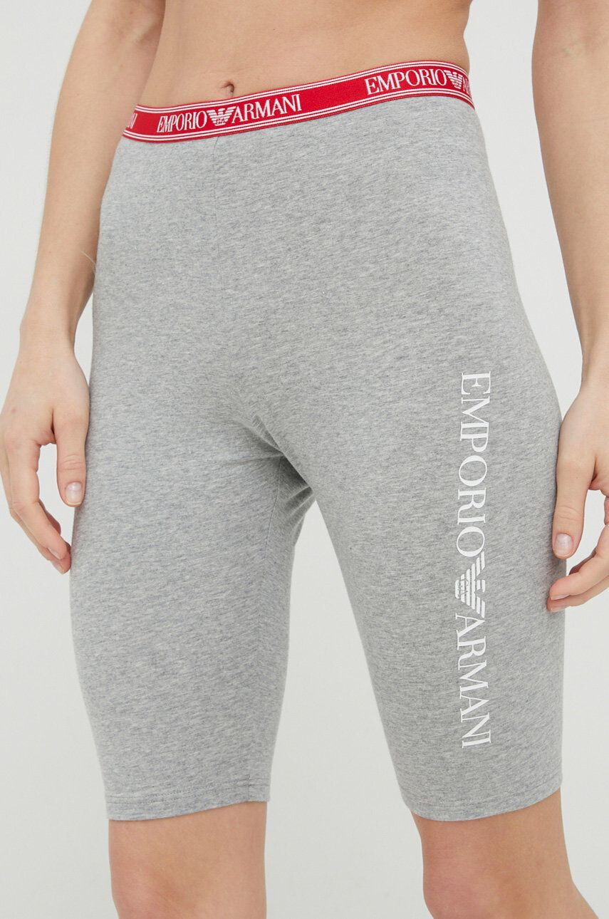 Emporio Armani Underwear Kratke hlače ženske siva barva - Pepit.si