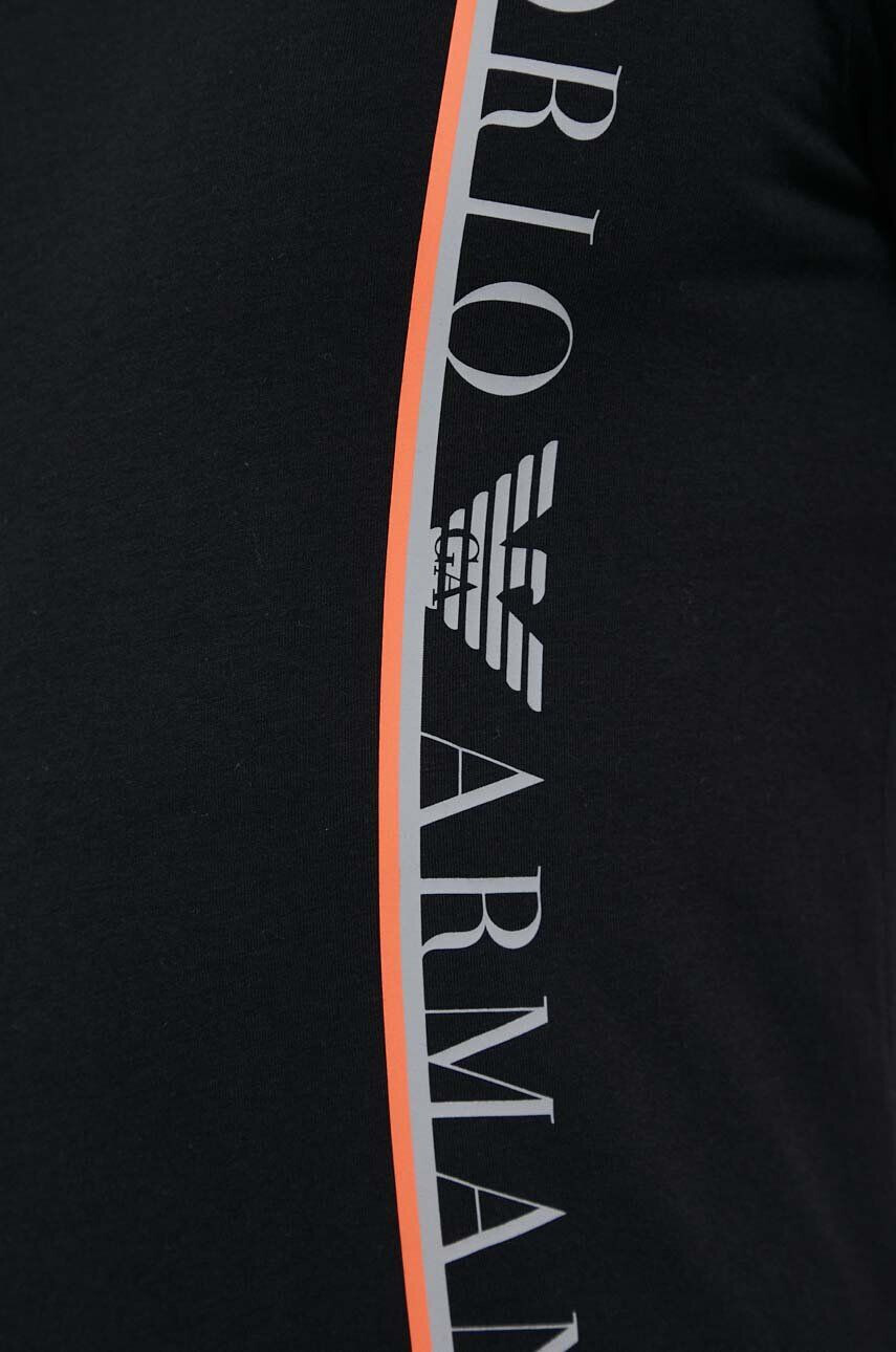 Emporio Armani Underwear Majica lounge črna barva - Pepit.si