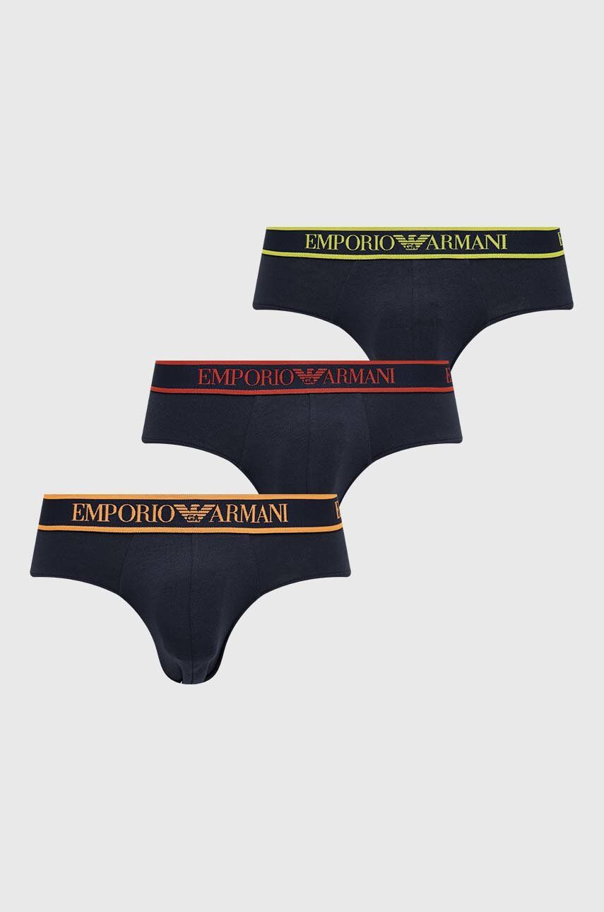 Emporio Armani Underwear Moške spodnjice 3-pack moški - Pepit.si