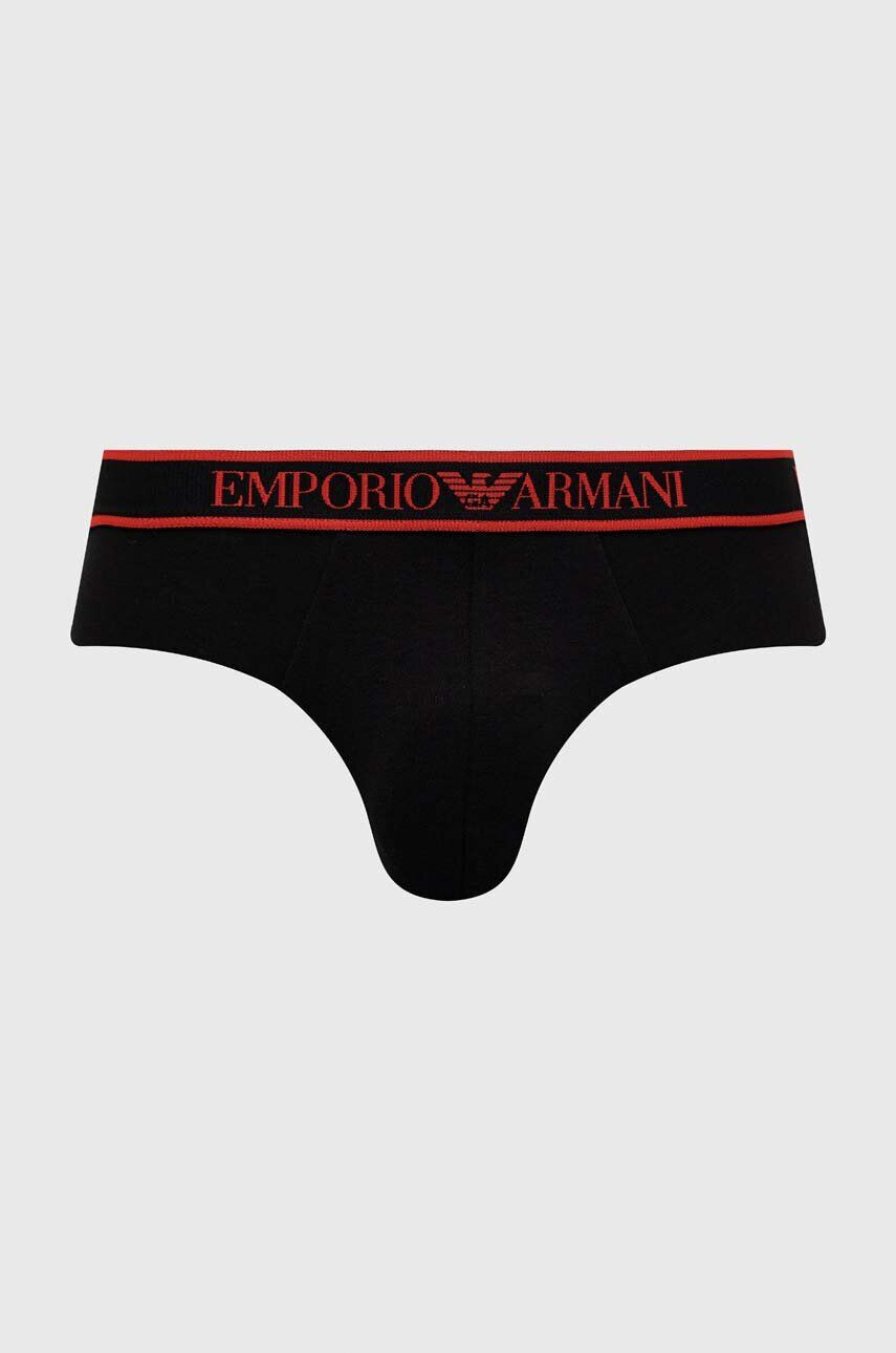 Emporio Armani Underwear Moške spodnjice 3-pack moški rdeča barva - Pepit.si