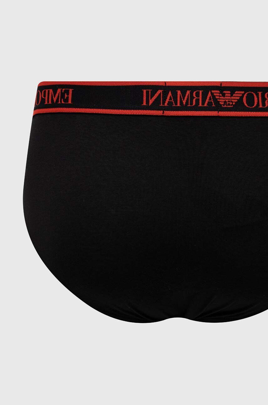 Emporio Armani Underwear Moške spodnjice 3-pack moški rdeča barva - Pepit.si