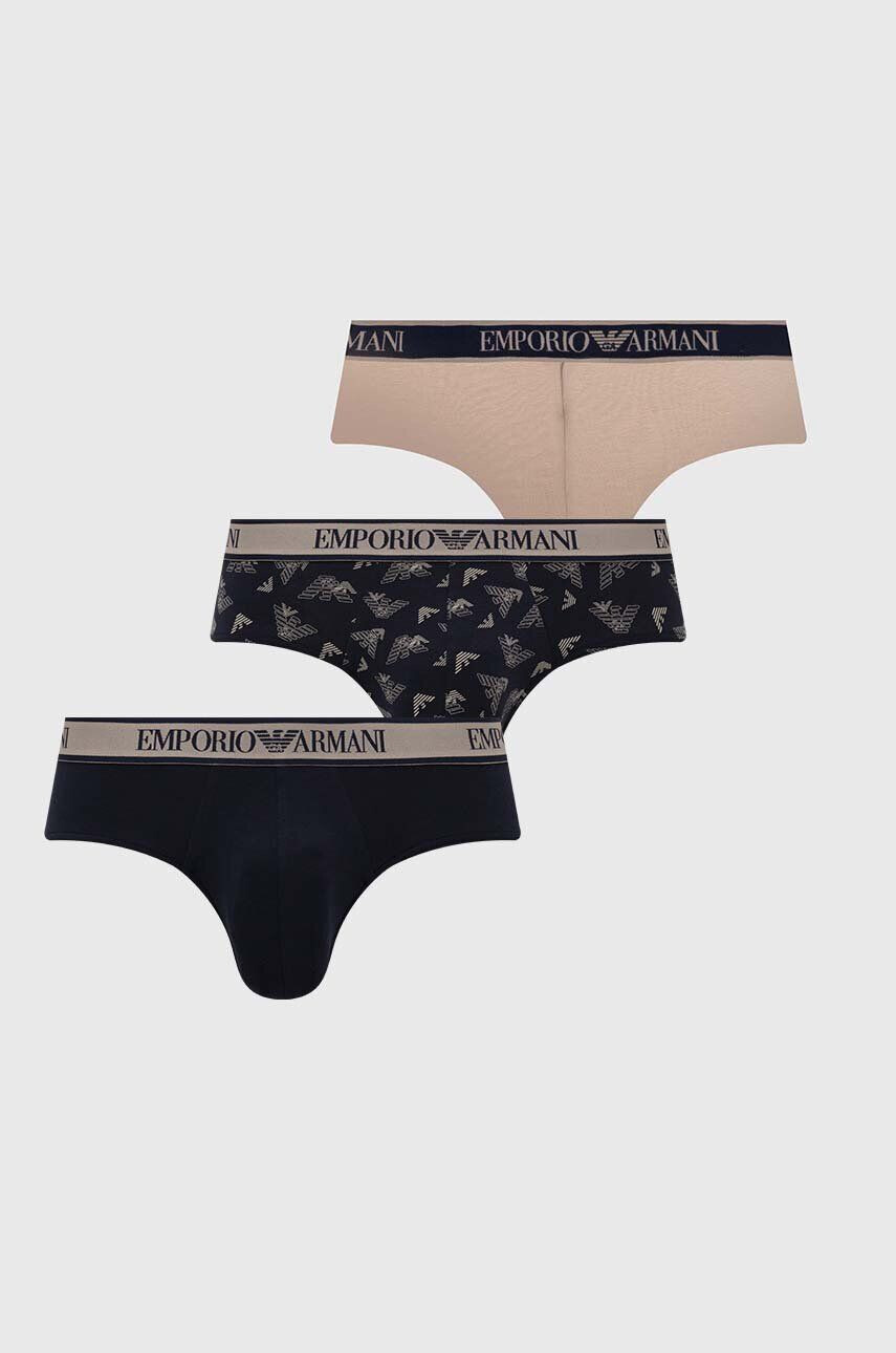 Emporio Armani Underwear Moške spodnjice 3-pack moški - Pepit.si