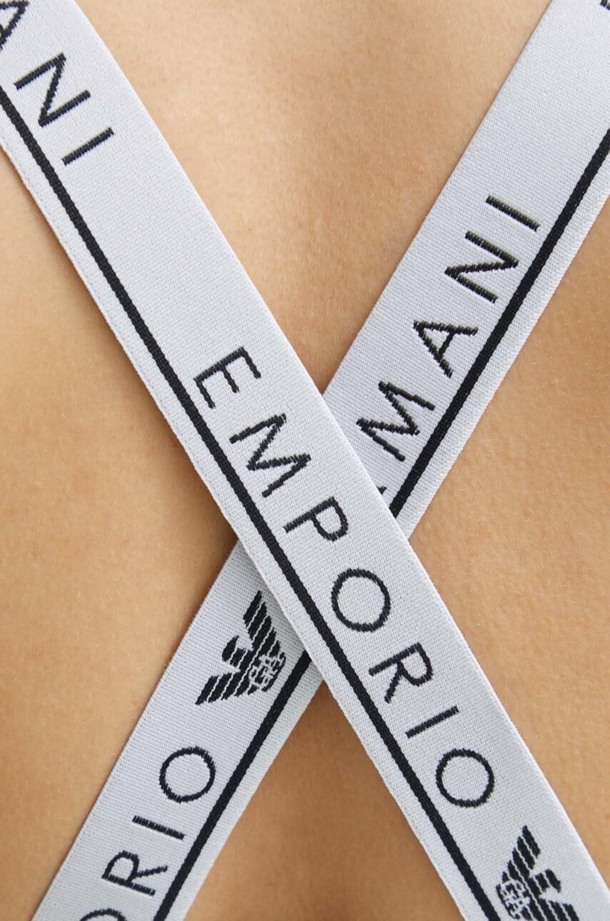 Emporio Armani Underwear Nedrček in brazilke vijolična barva - Pepit.si