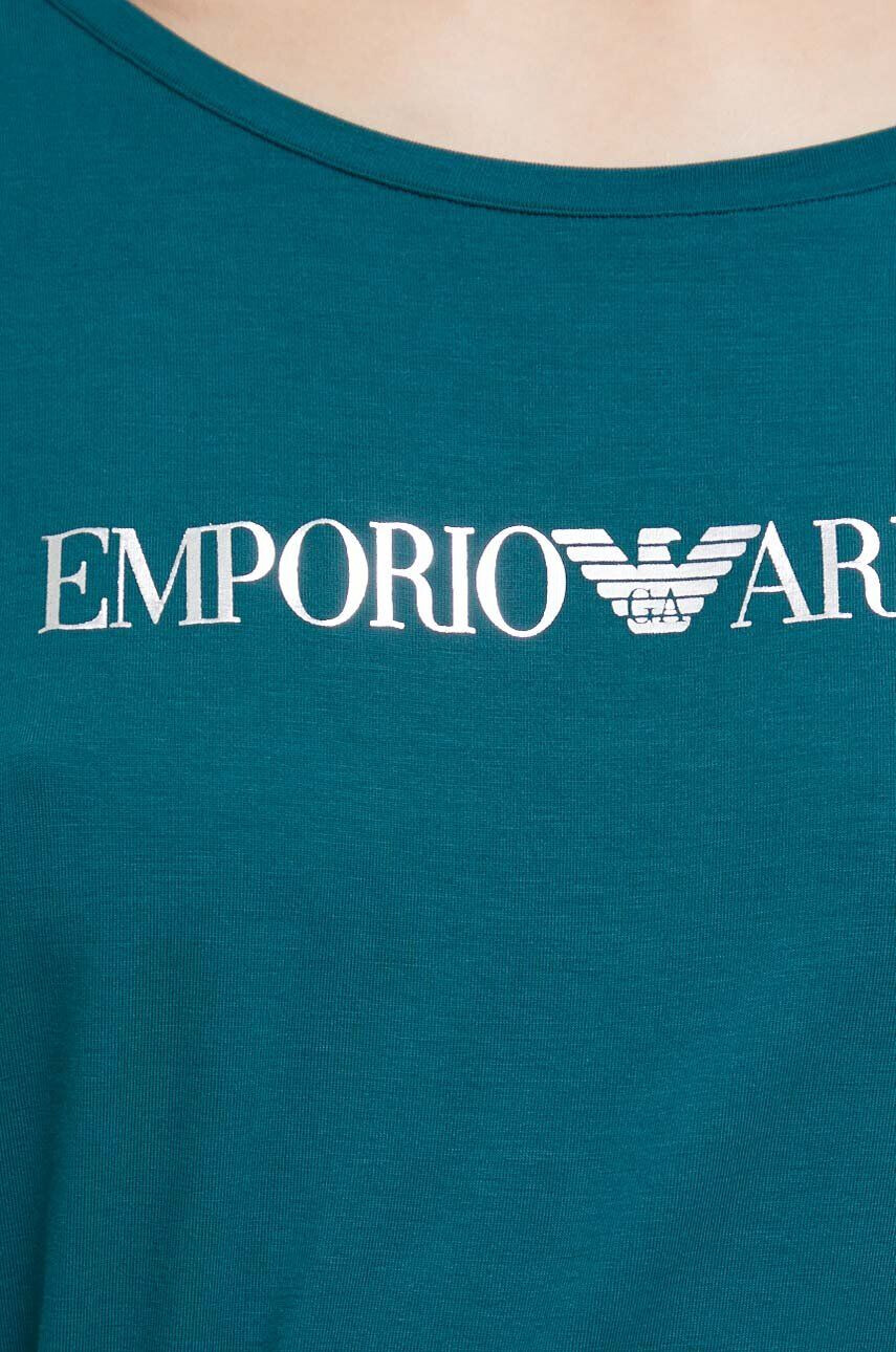 Emporio Armani Underwear Obleka za na plažo zelena barva - Pepit.si