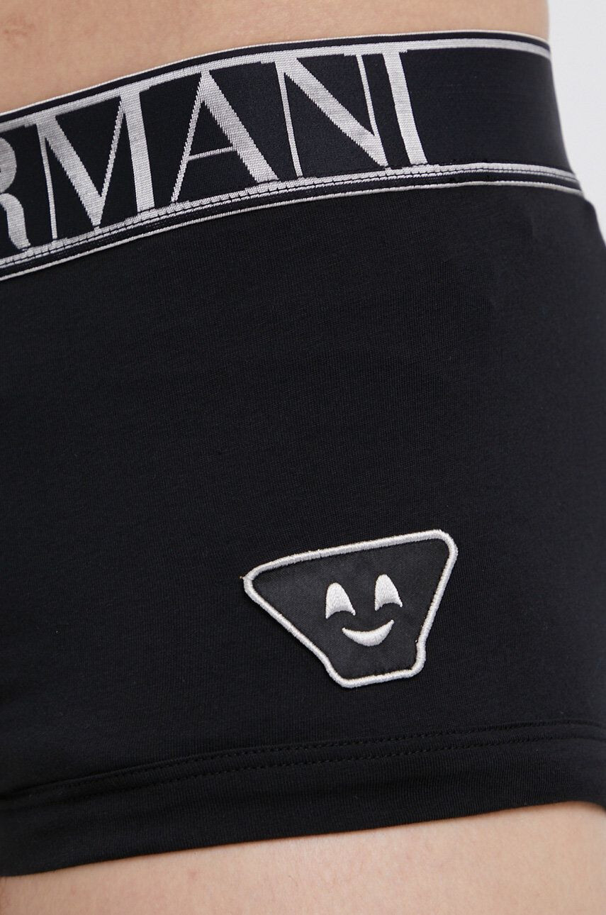 Emporio Armani Underwear Pižama moška črna barva - Pepit.si