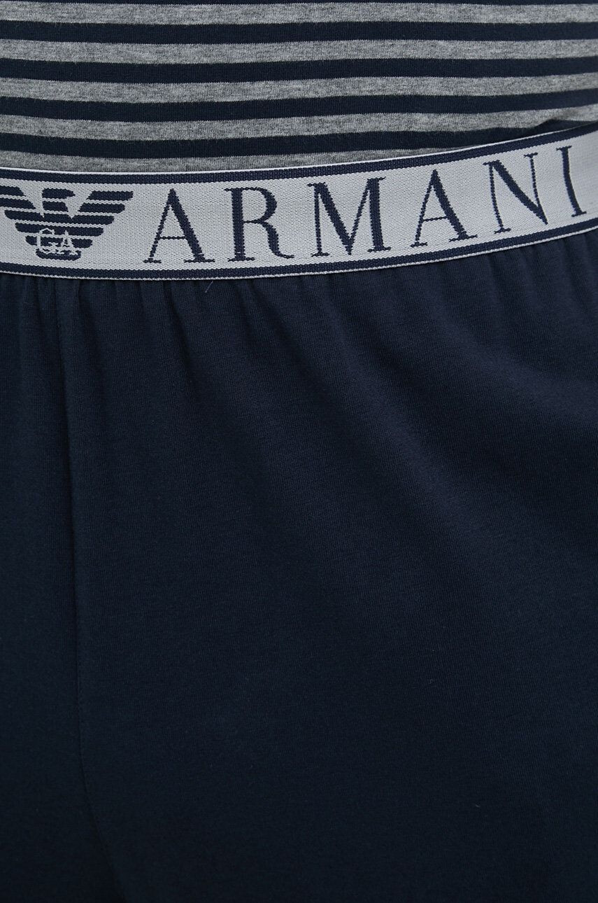 Emporio Armani Underwear Pižama moška mornarsko modra barva - Pepit.si