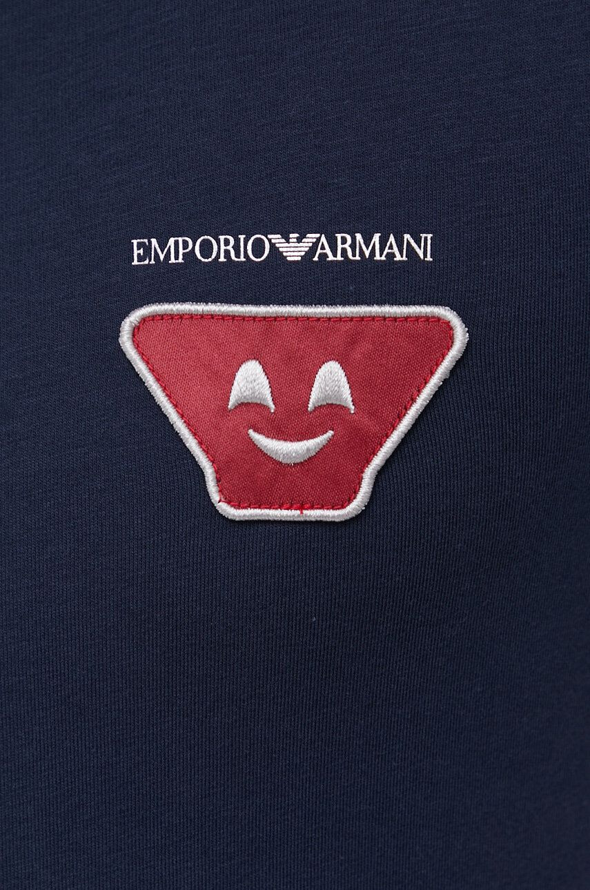 Emporio Armani Underwear Pižama moška mornarsko modra barva - Pepit.si