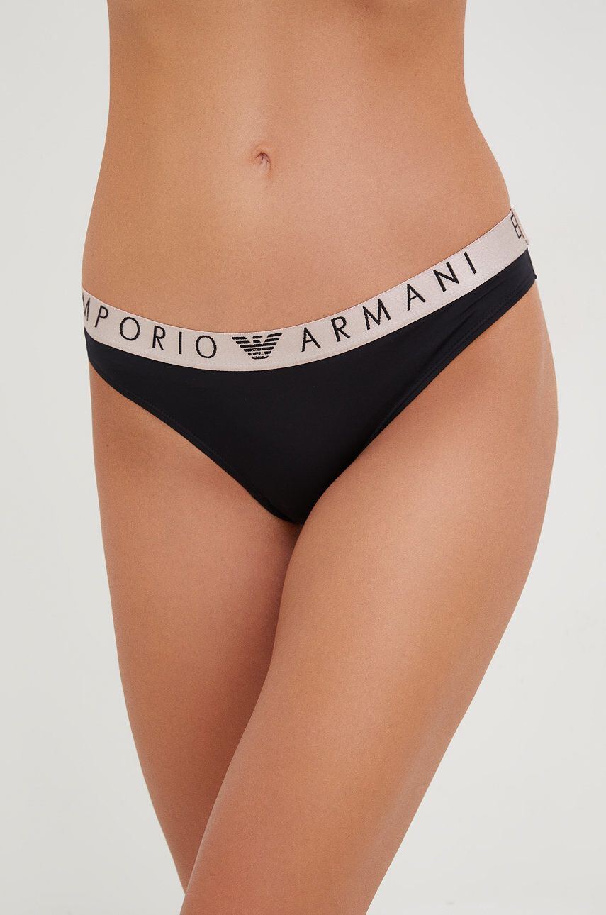 Emporio Armani Underwear Spodnjice 2-pack črna barva - Pepit.si