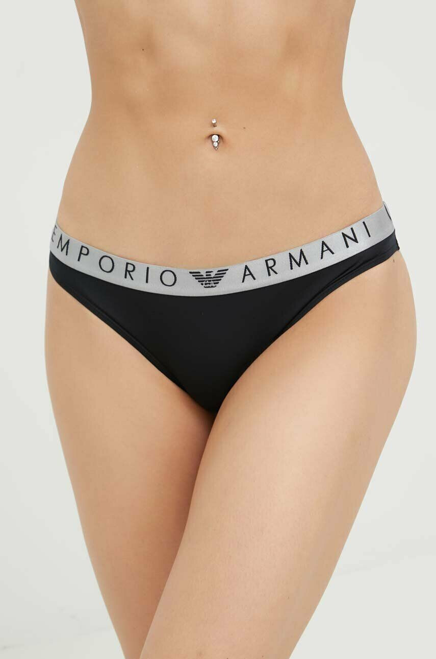 Emporio Armani Underwear Spodnjice 2-pack črna barva - Pepit.si