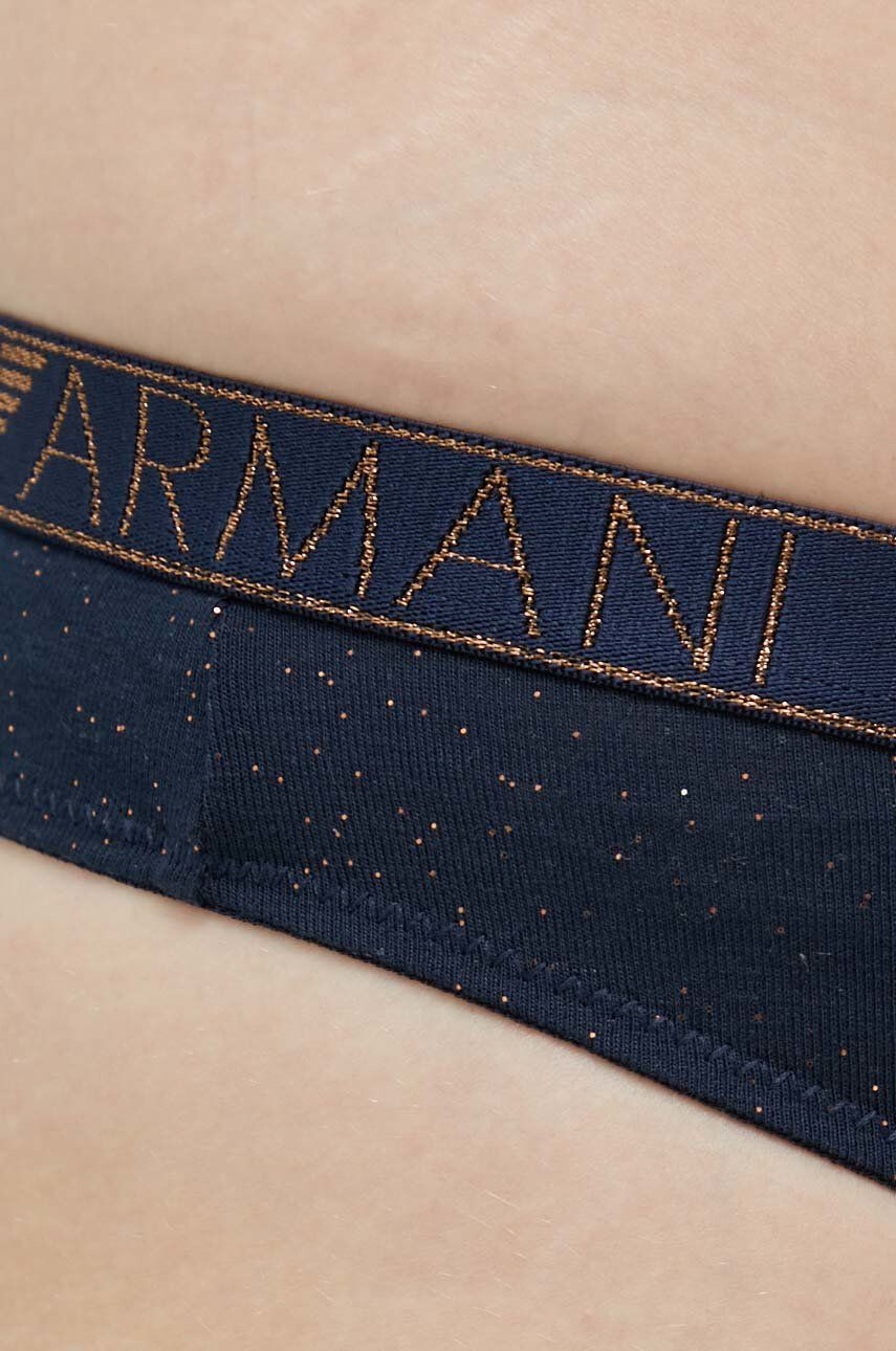 Emporio Armani Underwear Tangice mornarsko modra barva - Pepit.si