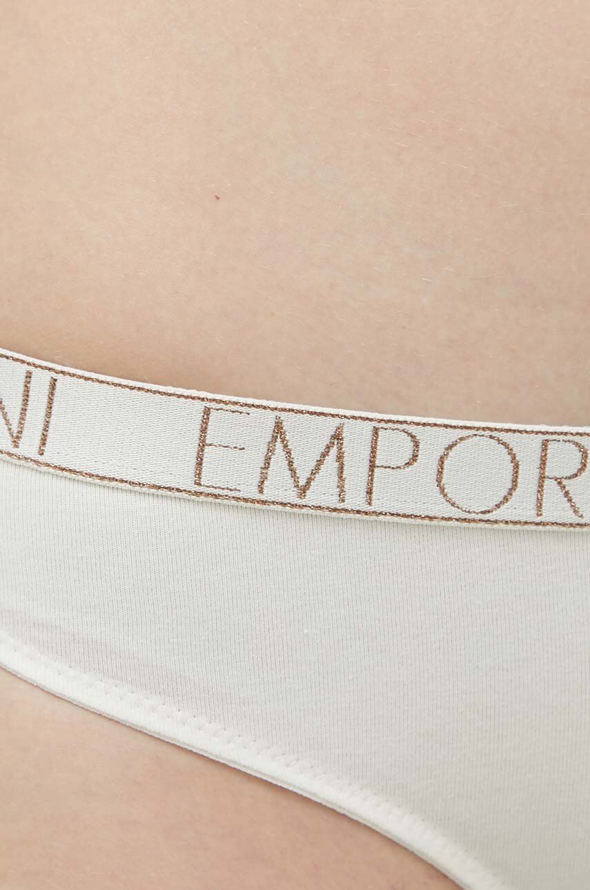 Emporio Armani Underwear Tangice bež barva - Pepit.si