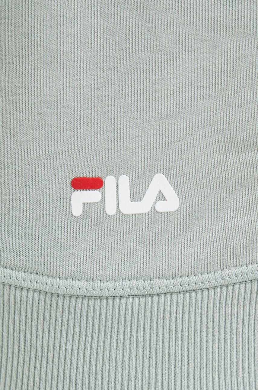 Fila Bluza zelena barva s kapuco - Pepit.si