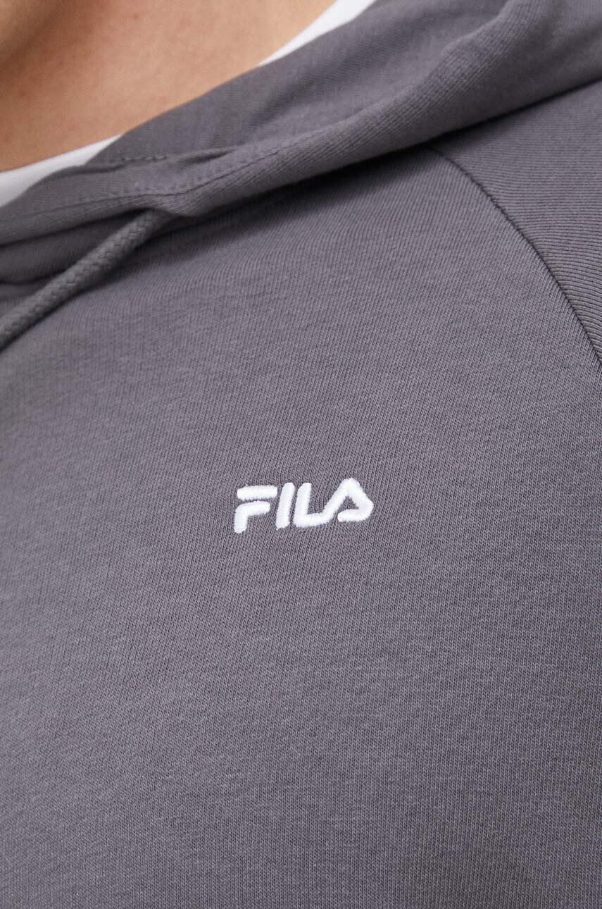 Fila Bluza moška siva barva s kapuco - Pepit.si