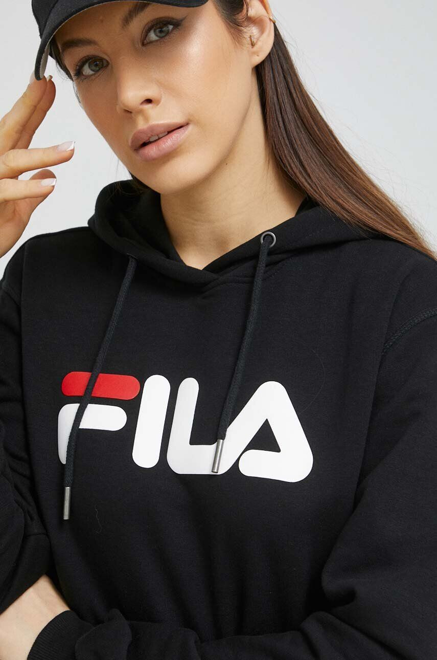 Fila Bluza črna barva s kapuco - Pepit.si