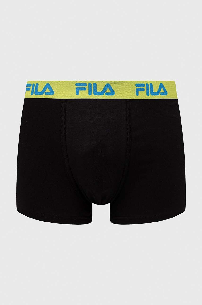 Fila Boksarice 2-pack moški črna barva - Pepit.si