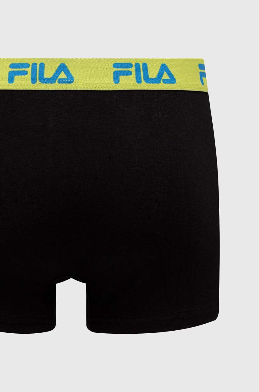 Fila Boksarice 2-pack moški črna barva - Pepit.si