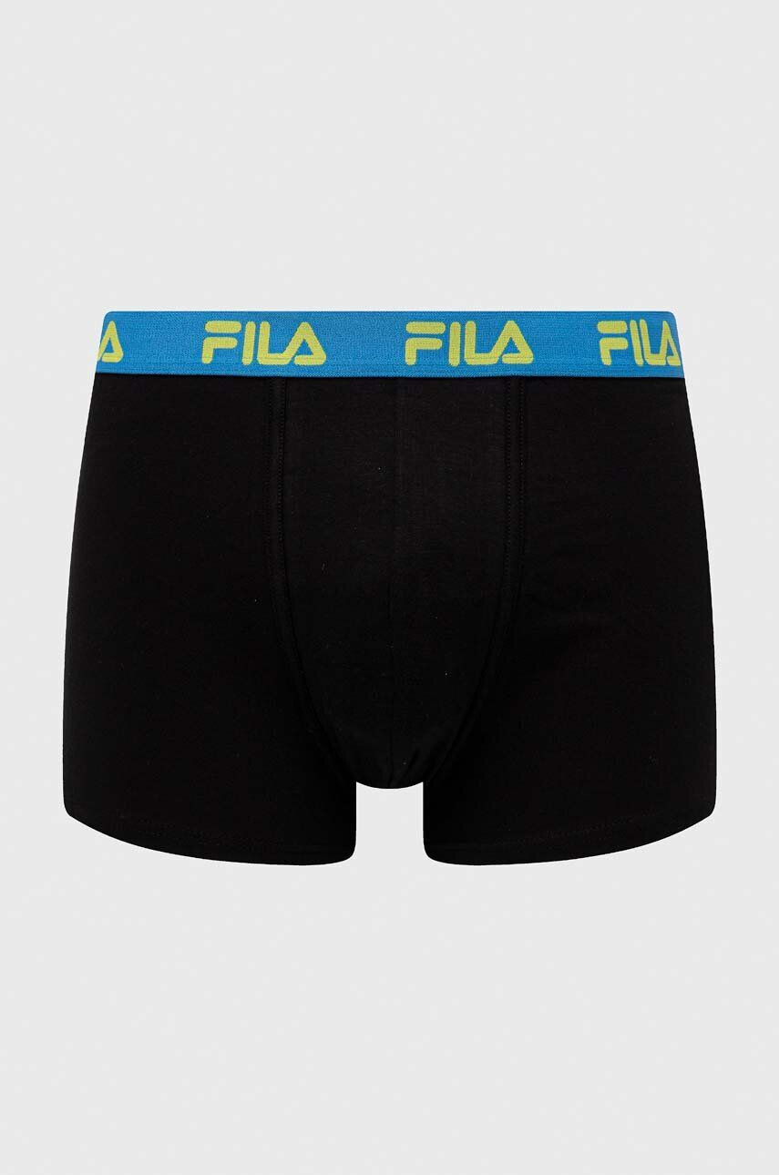 Fila Boksarice 2-pack moški črna barva - Pepit.si