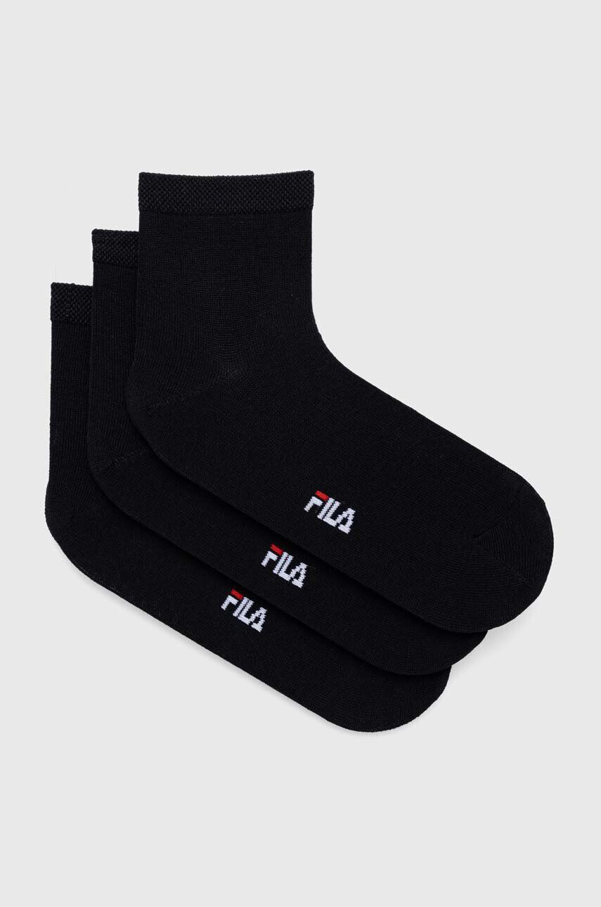 Fila Nogavice 3-pack črna barva - Pepit.si