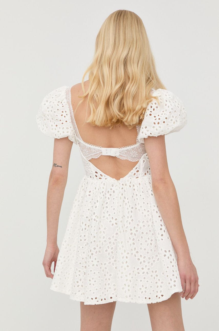 For Love & Lemons Lanena obleka - Pepit.si