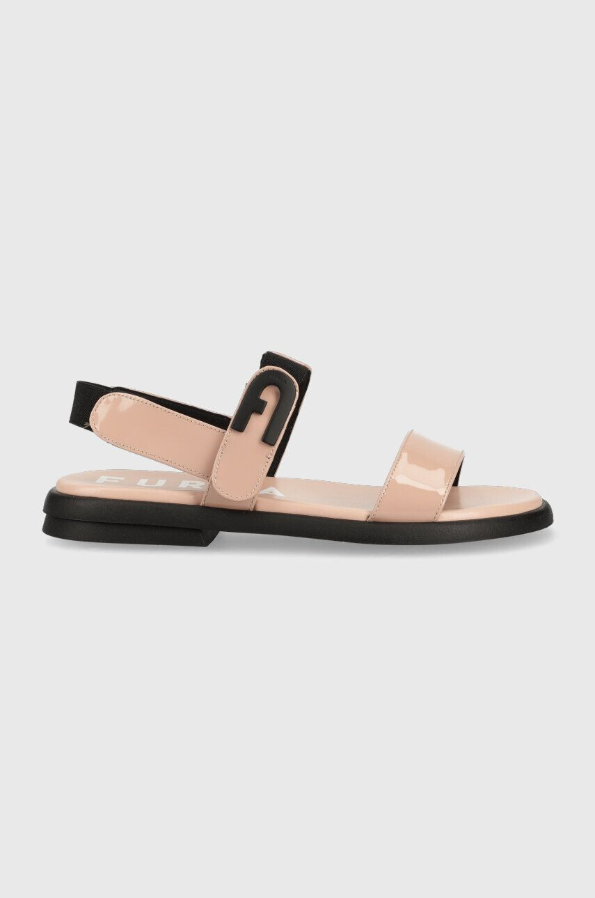 Furla Sandali Sign Sandal ženski roza barva YG40SGN X70000 1982S - Pepit.si