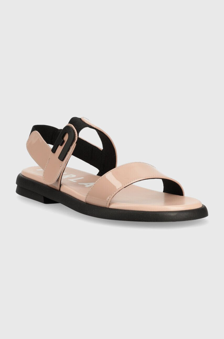 Furla Sandali Sign Sandal ženski roza barva YG40SGN X70000 1982S - Pepit.si