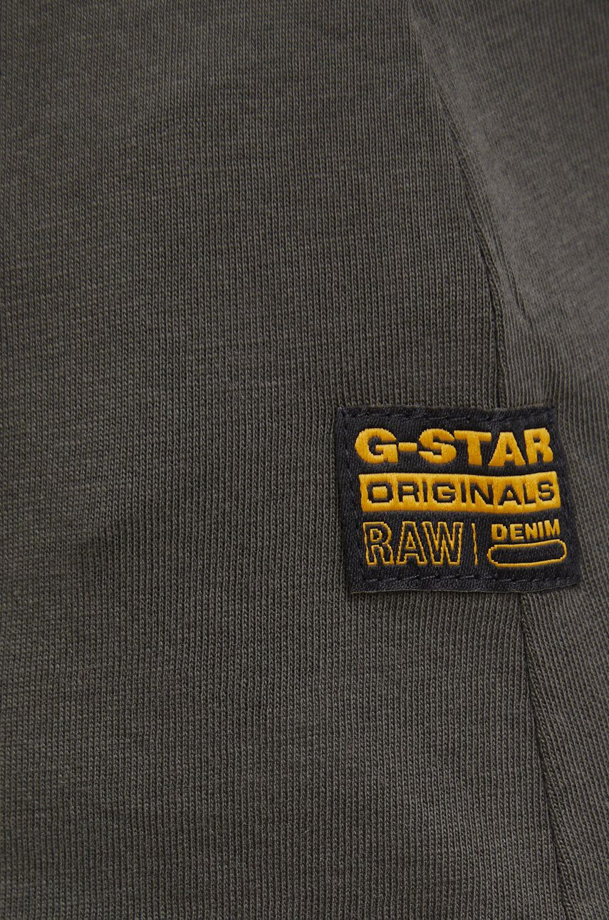 G-Star Raw Bombažen t-shirt zelena barva - Pepit.si