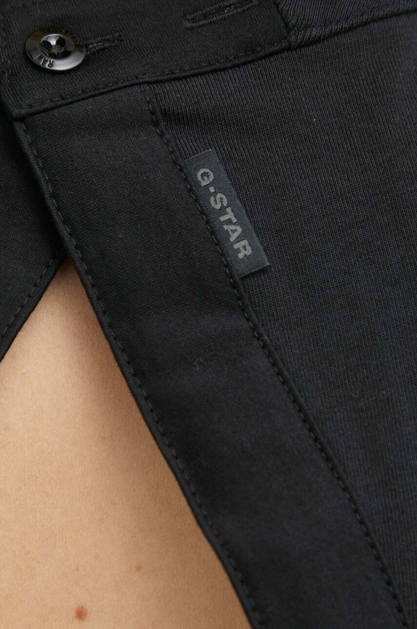 G-Star Raw Bombažen top črna barva - Pepit.si