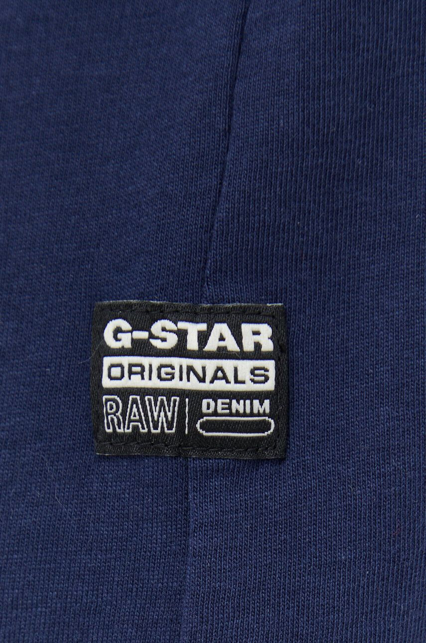 G-Star Raw Bombažna kratka majica zelena barva - Pepit.si