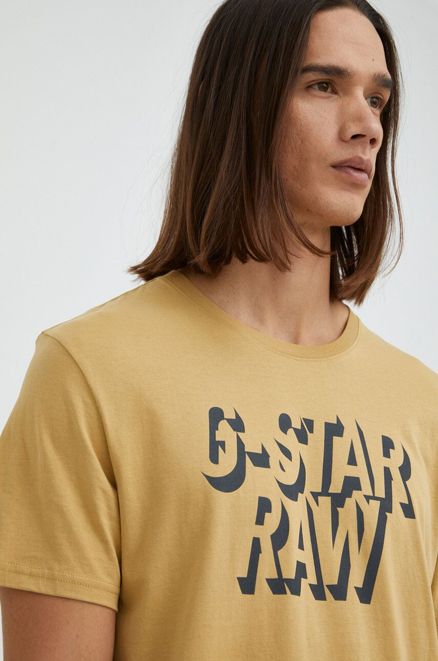 G-Star Raw Bombažna kratka majica - Pepit.si