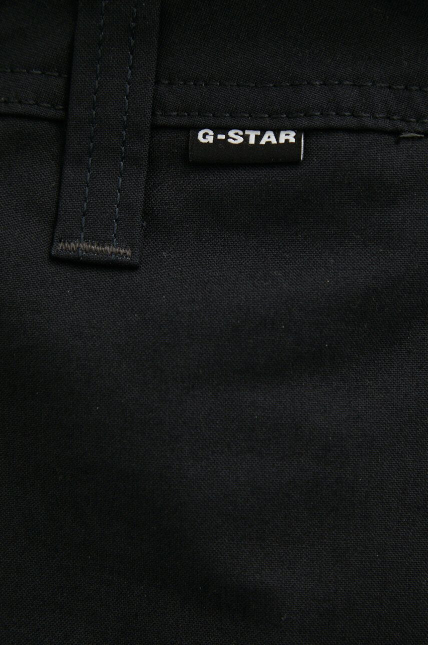 G-Star Raw Bombažne hlače črna barva - Pepit.si