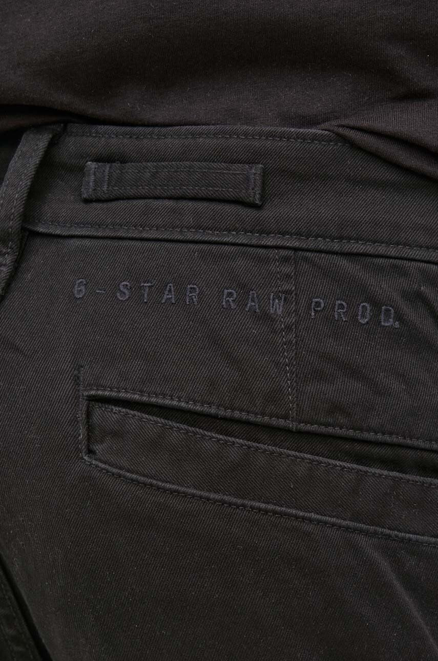 G-Star Raw Hlače moško črna barva - Pepit.si