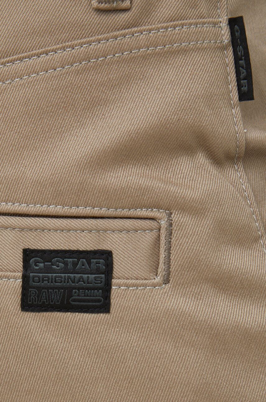 G-Star Raw Hlače ženski bež barva - Pepit.si