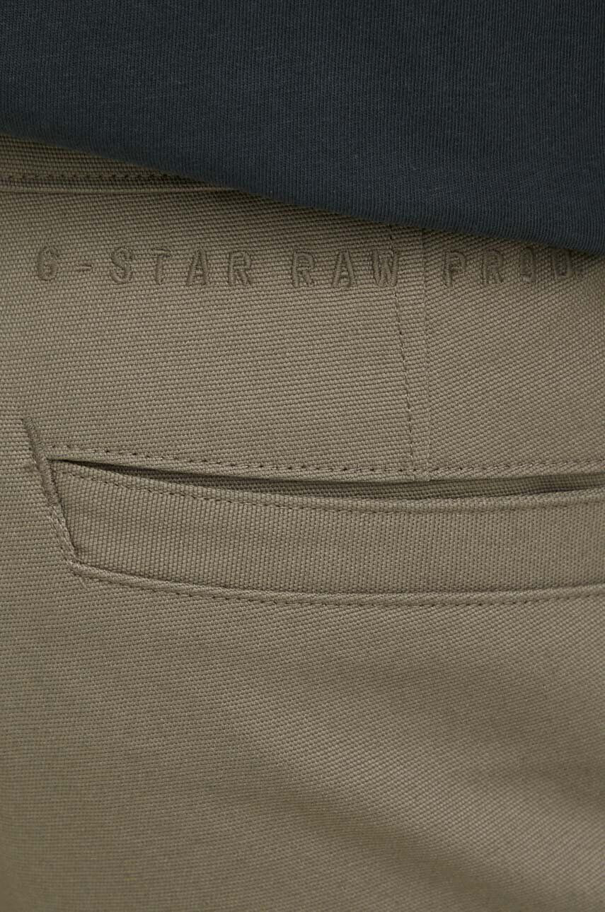 G-Star Raw Hlače moški rjava barva - Pepit.si