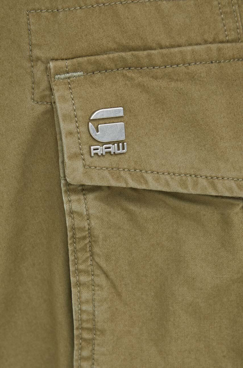 G-Star Raw Hlače moški zelena barva - Pepit.si