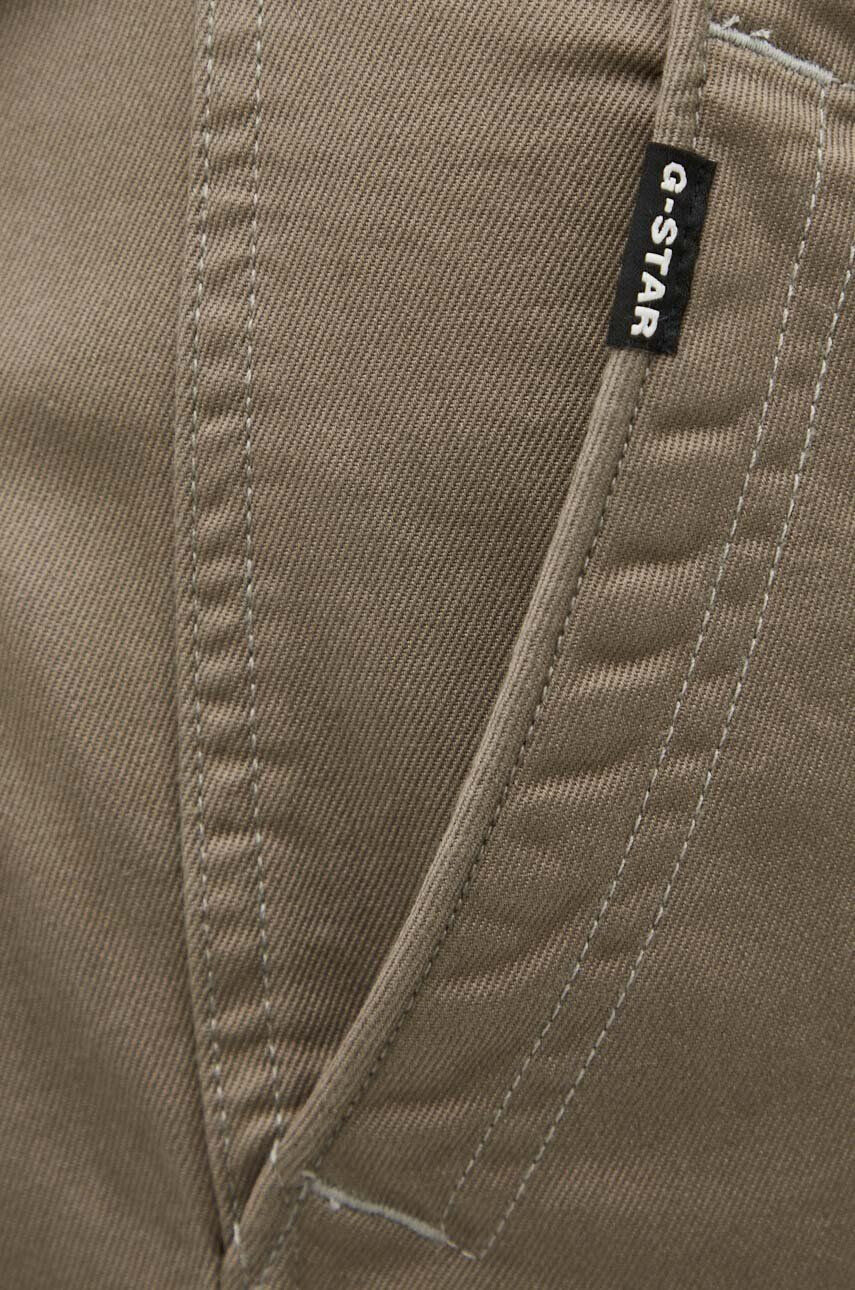 G-Star Raw Hlače moški rjava barva - Pepit.si