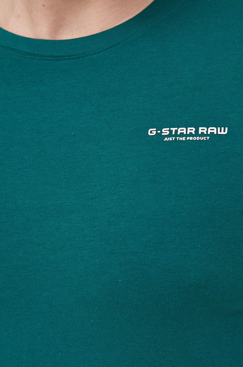 G-Star Raw Kratka majica moški zelena barva - Pepit.si