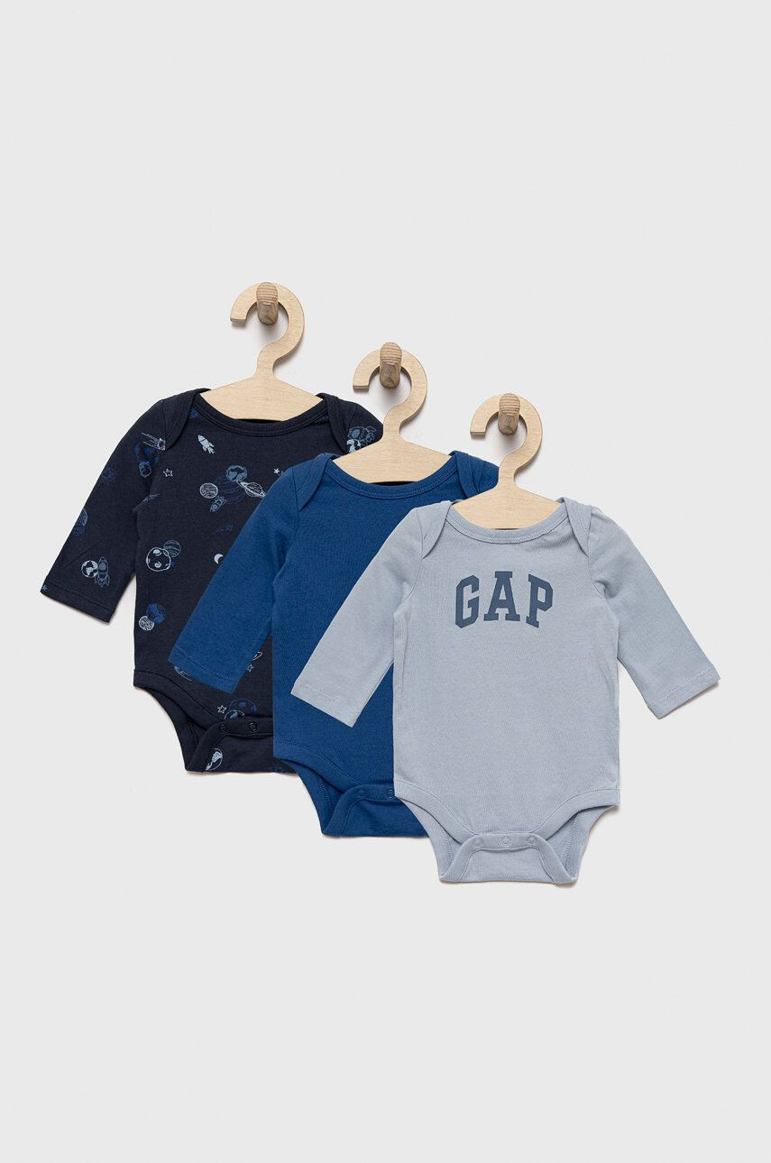 Gap bombažen body za dojenčka (3-pack) - Pepit.si