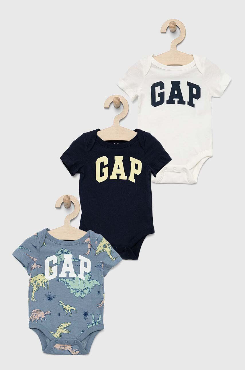 Gap Bombažen body za dojenčka 3-pack - Pepit.si