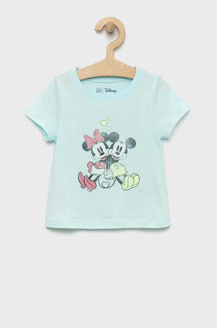 Gap Otroška bombažna kratka majica x Disney - Pepit.si