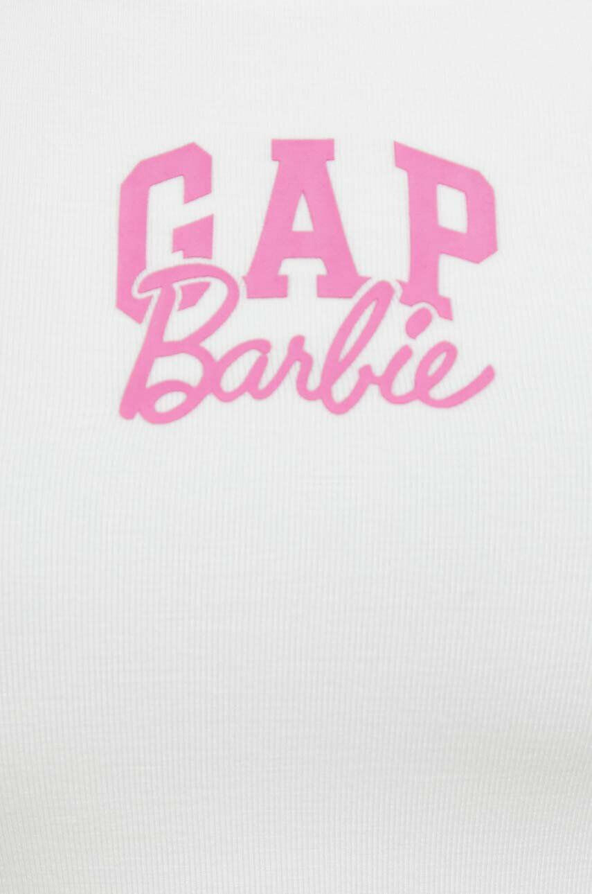 Gap Top x Barbie ženski bela barva - Pepit.si