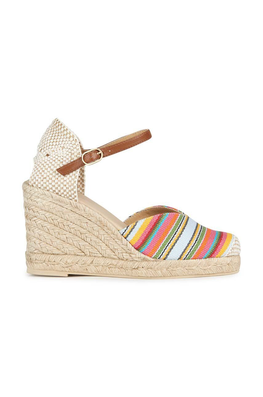 Geox Espadrile D GELSA bež barva D35TPA 01143 C0G5F - Pepit.si